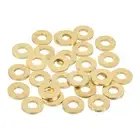 28Pcs Brass Flat Washer, M5 5 x 12 x 1.5mm Fenders Washers Assortment