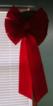 Giant Red Bow