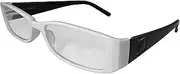 Siskiyou NFL Oakland Raiders White & Black Reading Glasses Power +1.25