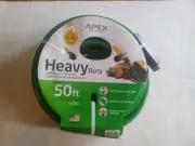Apex 50' Heavy Duty Garden Water Hose 5/8" Nee