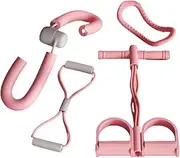 Vaveren 4x Yoga Fitness Equipment Kit Full Body Workouts Practical Exercise Equipment Pilates Set for Home Gym Women Outdoor Exercise