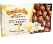 Hawaiian Sun Island Traditions Chocolate Macadamias 5 Oz Box (Pack Of 8)