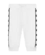 Dolce Gabbana Kids Logo-Embellished Drawstring Track Pants 1218M White