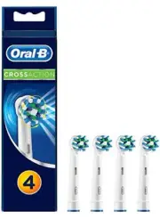 Oral-B Cross Action Clean Maximiser Toothbrush Heads - 4 in 1 Pack
