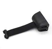 Queue Belt Barrier Retractable,Queue Line Dividers,Wall Mounted Crowd Control Safety Belt Ribbon Magnetic All Black, Magnetic Fixed Wall Mount Suitable for Crowd Splitter (Color : 5m/16.4ft)