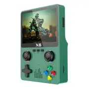 X6 3.5inch HD Screen Handheld Game Console 32GB 10000 Games with Dual Rocker Arcade Simulator Pocket Joystick Game Contr