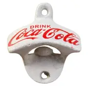 Coca Cola Red & White Coke Bottle Opener Cast Iron - Man Cave - New