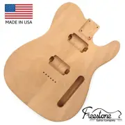 Guitar Body - T-Style - Mahogany -2Piece - Unfinished - Custom Made in USA