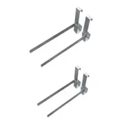 2 Pieces Beehive Frame Holder Silver Bee Hive Frame Grip for Workshop Home