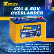 Century Overlander 4X4 Battery for Holden Colorado RC Jackaroo Rodeo RA TF