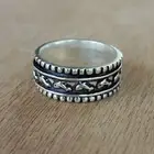 Fish Dolphin Spinner Ring For Men& Women Anxiety Thumb Ring 925 Silver Band Ring