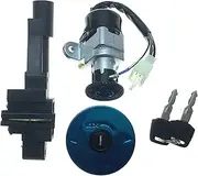 Ignition Switch for QJ for Keeway Scooter for JOG50 Motorcycle Spare Part 3KJ for JOG 50 Lock Ignition Key Switch Set Seat Lock Key Motorcycle Ignition Switch Lock