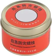 Beeswax Survival Candle, 30 Hour Odourless Burn, Compact Emergency Light, Triple Wick Survival Candle for Power Outages Camping 6x4cm