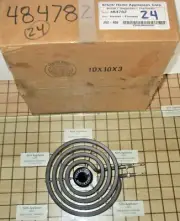 NEW Thermador 6" Burner Coil / Element (1250W) 00484782, 14-29-661 EXPD SHIP