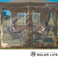 在飛比找momo購物網優惠-【索樂生活】Solar Life 頂級客廳帳邊布 速搭炊事帳
