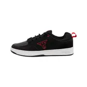 Fallen Footwear The Crest Suede/Leather Men Shoes Black/Grey/Red