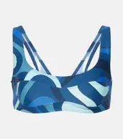 [Pucci] Pucci Marmo bikini top AU 8 blue