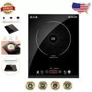 Versatile 1800W Induction Hot Plate with Timer and Kids Lock - Black Elegance