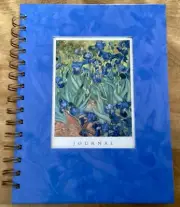 2004 Peter Pauper Press Lined Journal, Irises By Vincent Van Gogh, New/Unused