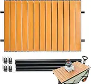 Camping Table Board - Desktop Folding Table | Heavy Duty, 29.5X21.6 Inch, Backpacking Tool, Portable Picnic Supplies for BBQ, Fishing, Hiking, Backpacking
