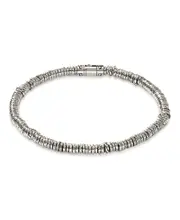 John Hardy Sterling Silver Heishi Bracelet