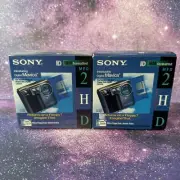Sony 2HD Floppy Diskettes IBM Formatted 1.44 MB 3.5 Inch 10 Pack NOS New Sealed