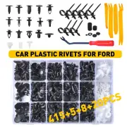 415pc Plastic Rivets Fastener Fender Car Bumper Push Pin Clip+Free Remover Tool (for: Isuzu)