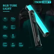 YONGNUO YN30Soft SOFT RGB Photography Light Stick Tube Handheld Video APP Remote