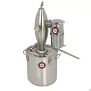 30L/8Gal Alcohol Whisky Vodka Alembic DIY Still Distiller Brewing Kit Moonshine