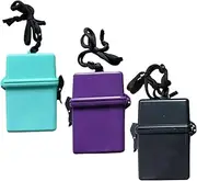 TEHAUX Men's Waterproof Cigarette Box Plastic Key Holder with Organizer Travel Storage Case