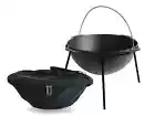 Asian cast iron cauldron 2.11 gl with stand and cover .Kazan.Казан.WOK