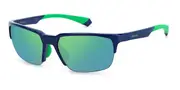 Polaroid PLD 7041/S Polarized RNB/5Z Men's Sunglasses Blue Size 65