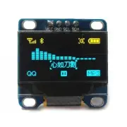 1PCS Yellow Blue 0.96" IIC I2C 128X64 OLED LCD Display Module For Arduino/STM32
