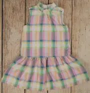 NWT Girls Gymboree Dress Lined Plaid Springtime Choose Size