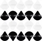 20 PCS Cosmetic Powder Puff, 2.83'' Cotton Triangle Face Makeup Puff Setting for