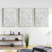 Black And White 3 sets Poster Wall Art