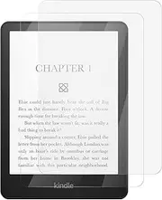 2 Pack Tempered Glass Screen Protector for All-new Kindle Paperwhite 6.8 Inch/Kindle Paperwhite Signature Edition 6.8-Inch (11th Generation),HD/Anti-Scratch/Anti-Fingerprint/9H Hardness