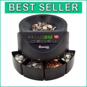 Automatic Coin Sorter & Counter - 900 Coins Capacity for Fast Coin Management