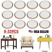 32× Large Magic Moving Slider Furniture Pad Protector Floor Carpet Anti Slip Mat