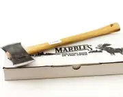 Marbles Double Bit 14 1/2" Axe High Carbon Steel Head Hatchet Hickory Handle