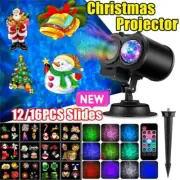 LED Snowflake Christmas Projector Light Fairy Light Xmas Moving Lamp Home Decor