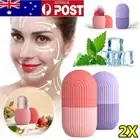2pcs Ice Facial Cube Massager Ice Roller to Depuff Shrink Pores Sculpt Face Care