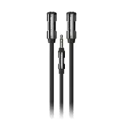 Monster Mini 1-2 Stereo Audio Cable - 0.15m