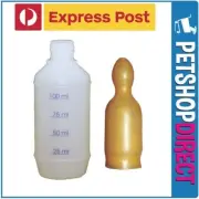 Dog & Flying Fox Feeding Bottle 100ml & Wombaroo Teat Size F EXPRESS POST