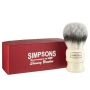 Alexander Simpson Trafalgar Synthetic Shaving Brush - - Faux Ivory Handle (T3)