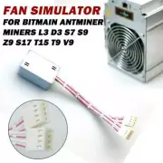 Fan Simulator for Bitmain Antminer Miners L3 D3 S7 S9 Z9 S17 T15 T9 V9 Mining