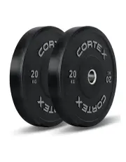 [Cortex] Black Series V2 Bumper Plate 20kg in Black
