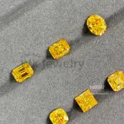 Golden Yellow Moissanite loose marquise GRA MultiShape brilliant cut