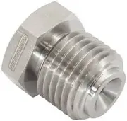 Aeroflow Inverted Flare Hex Port Plug 9/16-18 Stainless Steel - AF349-06