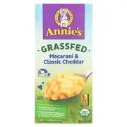 Annie's Homegrown, Grassfed Macaroni & Classic Cheddar, 6 oz (170 g)